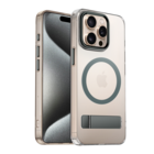 Coverzs Coverzs iPhone 14 Pro Max MagSafe hardcase met standaard (grijs)