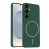 Coverzs Coverzs Samsung Galaxy S25 Plus magSafe siliconen hoesje (donkergroen) Coverzs Coverzs Samsung Galaxy S25 Plus magSafe siliconen hoesje (donkergroen)