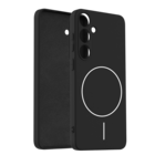 Coverzs Coverzs Samsung Galaxy S24 Plus magSafe siliconen  hoesje (zwart)