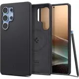 Spigen Spigen Samsung Galaxy S25 Ultra silicone Fit MagFit hoesje (zwart)