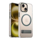 Coverzs Coverzs iPhone 14 MagSafe hardcase met standaard (grijs)