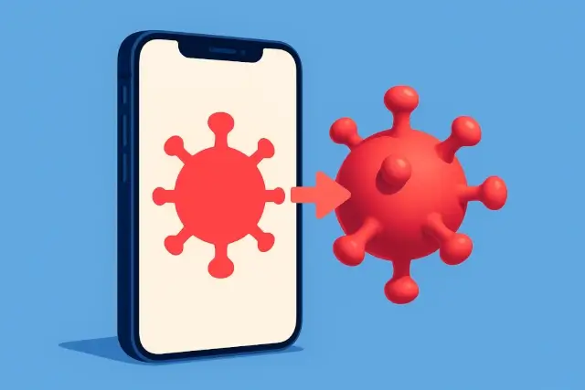 Kan iPhone besmet worden met virus?