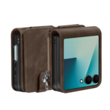 ShieldCase® Samsung Galaxy Z Flip 7 leren hoesje met afneembare portemonnee (bruin) ShieldCase® Samsung Galaxy Z Flip 7 leren hoesje met afneembare portemonnee (bruin)