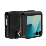 ShieldCase® Samsung Galaxy Z Flip 7 leren hoesje met afneembare portemonnee (zwart) ShieldCase® Samsung Galaxy Z Flip 7 leren hoesje met afneembare portemonnee (zwart)