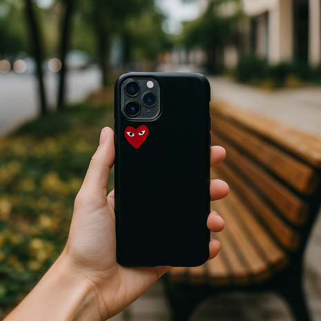 ShieldCase® ShieldCase Heart Eyes iPhone 13 hoesje (zwart) ShieldCase® ShieldCase Heart Eyes iPhone 13 hoesje (zwart)