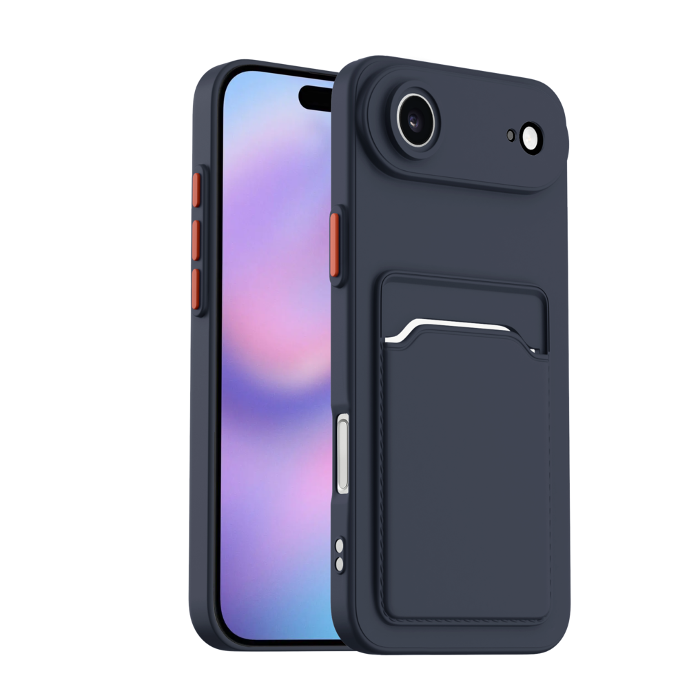 ShieldCase® ShieldCase iPhone Air Back cover met pasjeshouder (donkerblauw) ShieldCase® ShieldCase iPhone Air Back cover met pasjeshouder (donkerblauw)