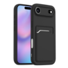 ShieldCase® ShieldCase iPhone Air siliconen hoesje met pasjeshouder (zwart)