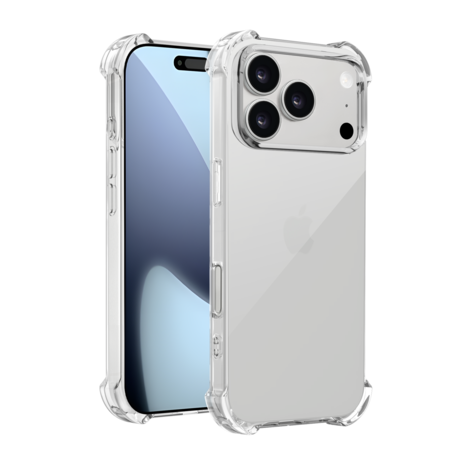 ShieldCase® ShieldCase iPhone 17 Pro TPU Shock case (transparant) ShieldCase® ShieldCase iPhone 17 Pro TPU Shock case (transparant)