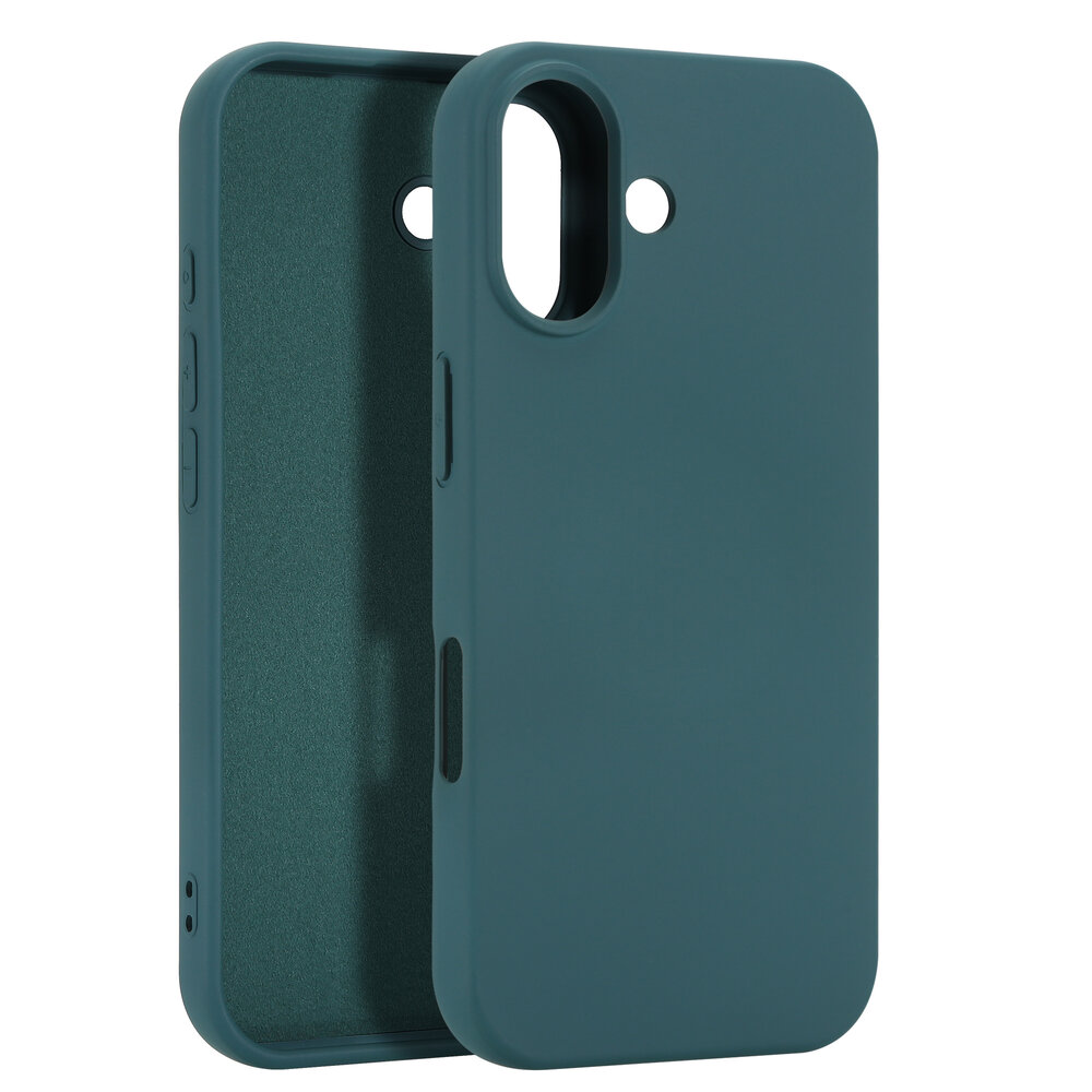 ShieldCase® ShieldCase iPhone 17 siliconen hoesje (donkergroen)