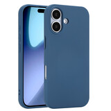 ShieldCase® iPhone 17 siliconen hoesje (donkerblauw)