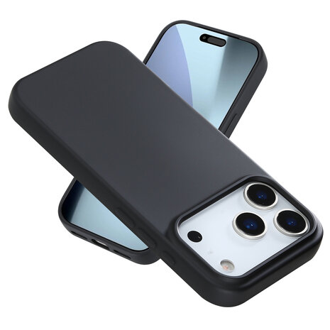 ShieldCase® ShieldCase iPhone 17 Pro siliconen hoesje (zwart)