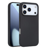 ShieldCase® iPhone 17 Pro siliconen hoesje (zwart)