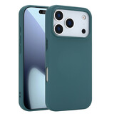 ShieldCase® iPhone 17 Pro siliconen hoesje (donkergroen)