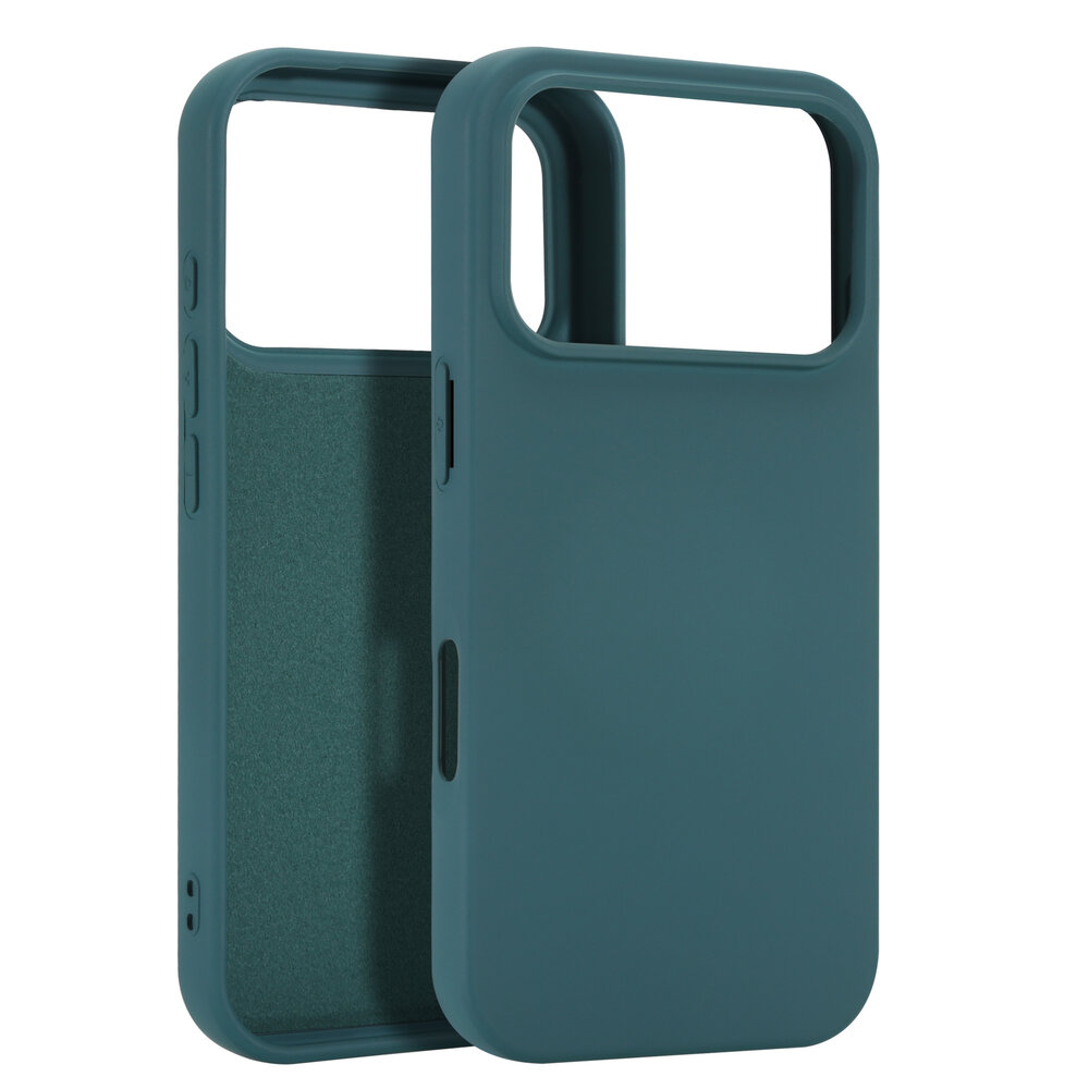 ShieldCase® ShieldCase iPhone 17 Pro siliconen hoesje (donkergroen)