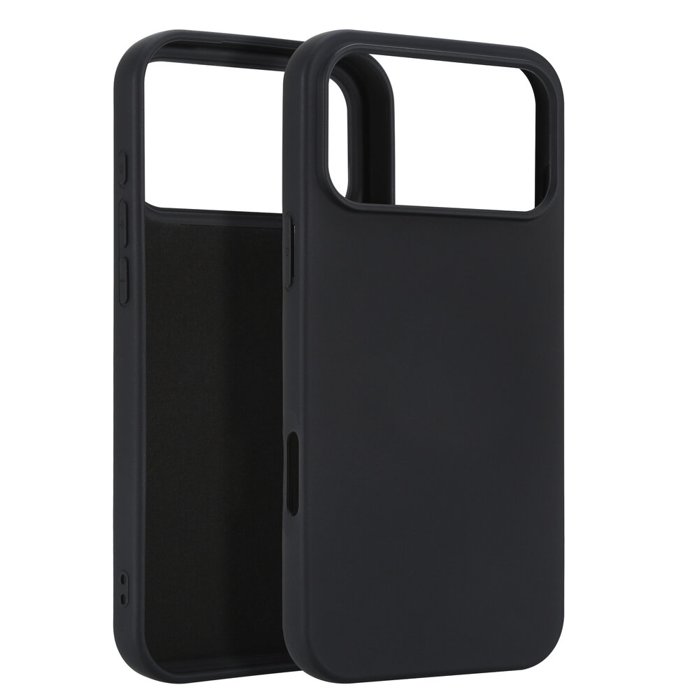 ShieldCase® ShieldCase iPhone 17 Pro Max siliconen hoesje (zwart)