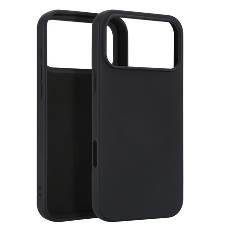 ShieldCase® ShieldCase iPhone 17 Pro Max siliconen hoesje (zwart)