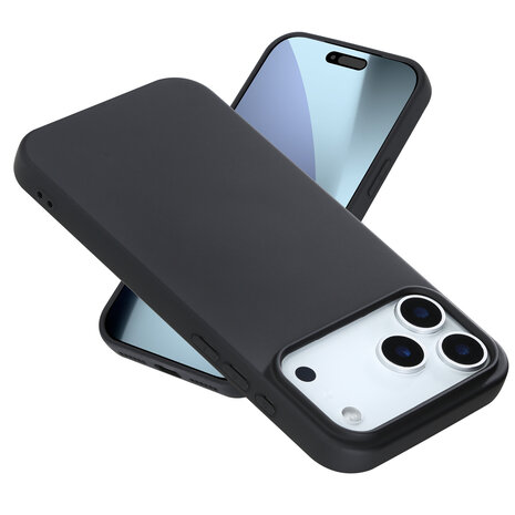 ShieldCase® ShieldCase iPhone 17 Pro Max siliconen hoesje (zwart)