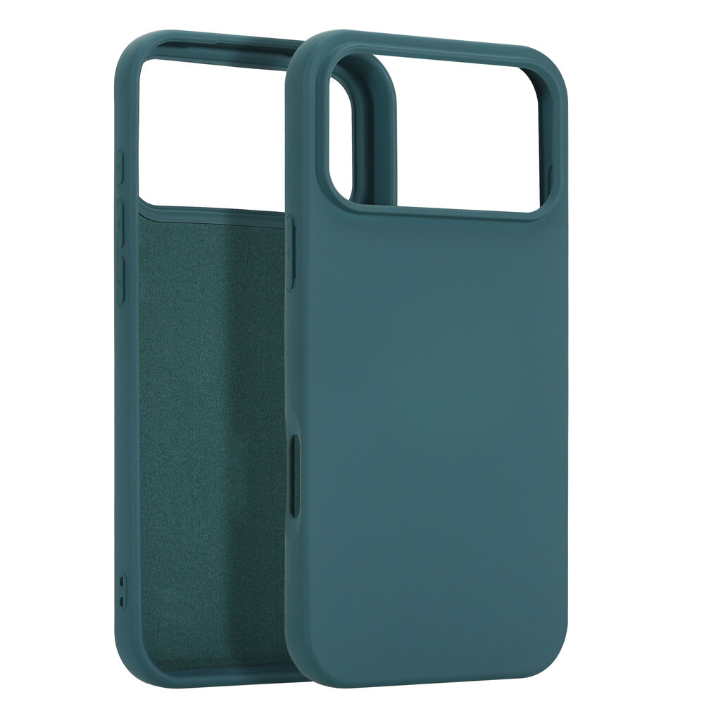 ShieldCase® ShieldCase iPhone 17 Pro Max siliconen hoesje (donkergroen)