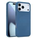 ShieldCase® iPhone 17 Pro Max siliconen hoesje (donkerblauw)
