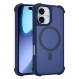 Coverzs iPhone 17 matte shock case met MagSafe (donkerblauw) Coverzs iPhone 17 matte shock case met MagSafe (donkerblauw)