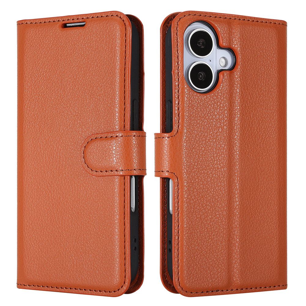 ShieldCase® ShieldCase iPhone 17 Bookcase (bruin) ShieldCase® ShieldCase iPhone 17 Bookcase (bruin)