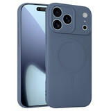 ShieldCase® iPhone 17 Pro Max Siliconen MagSafe back cover (grijs)