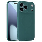 ShieldCase® ShieldCase iPhone 17 Pro Max Siliconen MagSafe back cover (donkergroen)