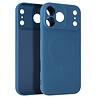 ShieldCase® ShieldCase iPhone 17 Pro Max Siliconen MagSafe back cover (donkerblauw)