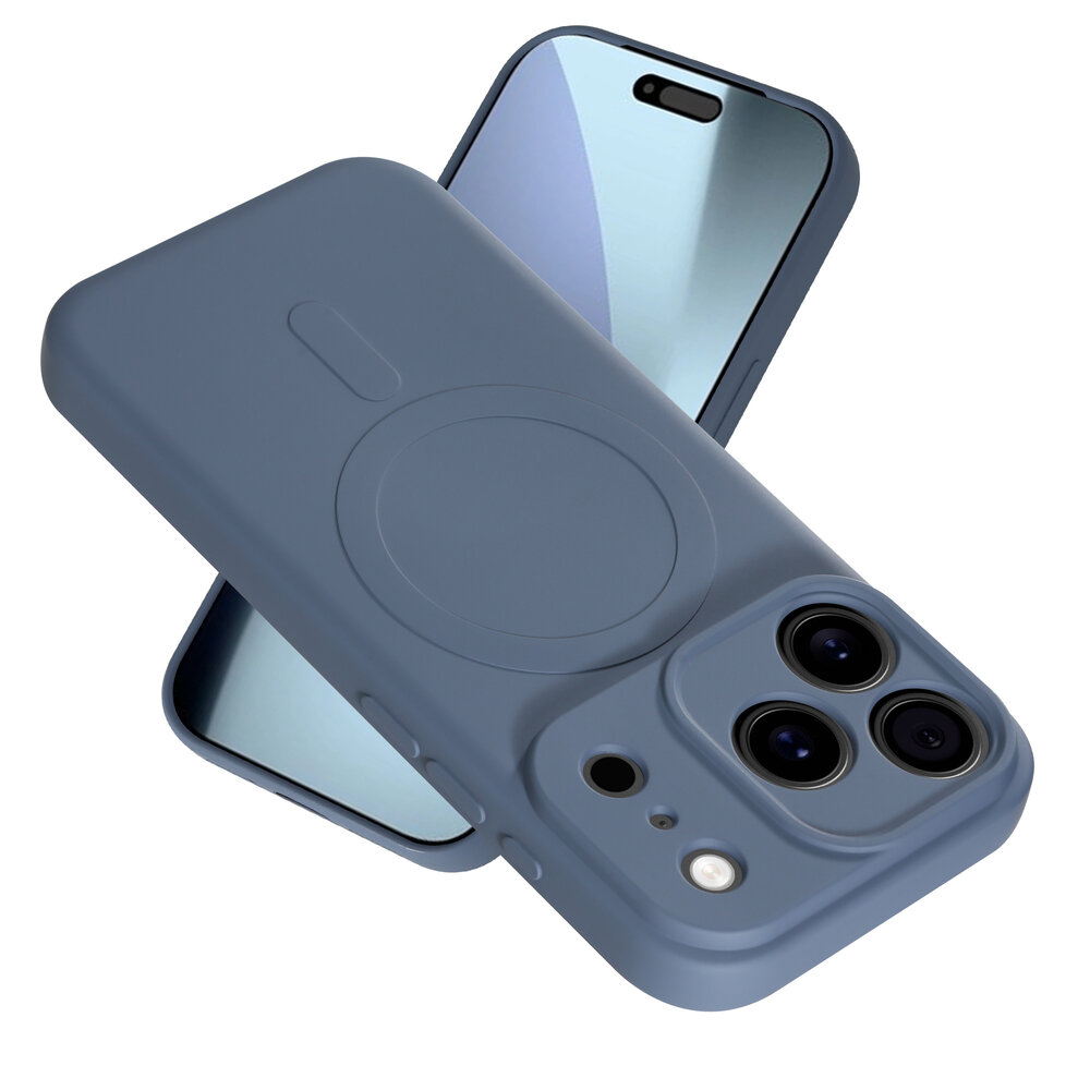 ShieldCase® ShieldCase iPhone 17 Pro Siliconen MagSafe back cover (grijs)