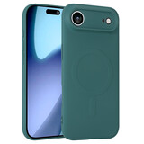 ShieldCase® iPhone Air Siliconen MagSafe back cover (donkergroen)