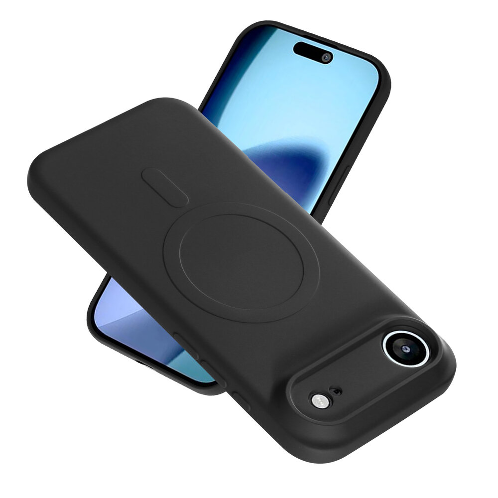 ShieldCase® ShieldCase iPhone Air Siliconen MagSafe back cover (zwart)