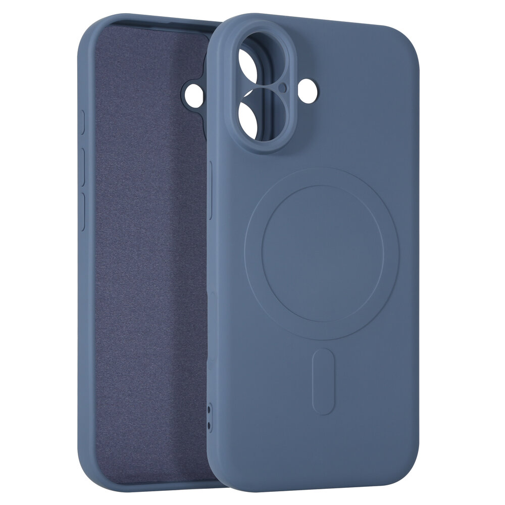 ShieldCase® ShieldCase iPhone 17 Siliconen MagSafe back cover (grijs)