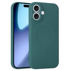 ShieldCase® ShieldCase iPhone 17 Siliconen MagSafe back cover (donkergroen)