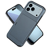 ShieldCase® ShieldCase iPhone 17 Pro Max Kaarthouder case met slider (donkerblauw) ShieldCase® ShieldCase iPhone 17 Pro Max Kaarthouder case met slider (donkerblauw)