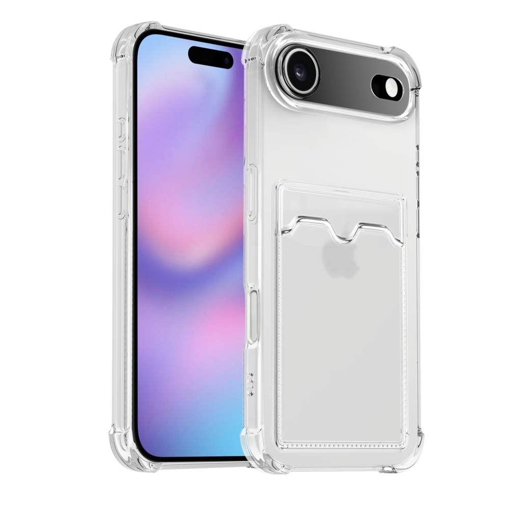 ShieldCase® ShieldCase iPhone Air TPU hoesje met pasjeshouder (transparant) ShieldCase® ShieldCase iPhone Air TPU hoesje met pasjeshouder (transparant)