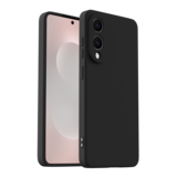 ShieldCase® Samsung Galaxy S25 Edge siliconen hoesje (zwart)