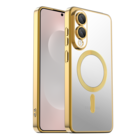 Coverzs Coverzs Samsung Galaxy S25 Edge MagSafe hoesje met camera cover (goud)