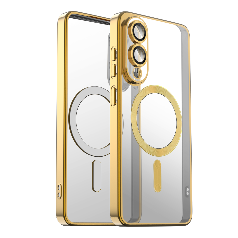 Coverzs Coverzs Samsung Galaxy S25 Edge MagSafe hoesje met camera cover (goud) Coverzs Coverzs Samsung Galaxy S25 Edge MagSafe hoesje met camera cover (goud)