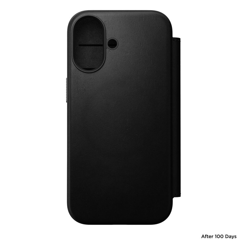Nomad Nomad iPhone 17 Modern Leather Folio case (zwart)