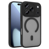 Coverzs iPhone 17 Pro matte MagSafe case met camera cover (zwart) Coverzs iPhone 17 Pro matte MagSafe case met camera cover (zwart)