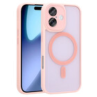 Coverzs Coverzs iPhone 17 matte MagSafe case met camera cover (roze)