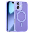 Coverzs Coverzs iPhone 17 matte MagSafe case met camera cover (paars)