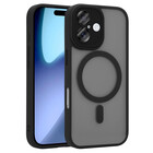 Coverzs Coverzs iPhone 17 matte MagSafe case met camera cover (zwart)