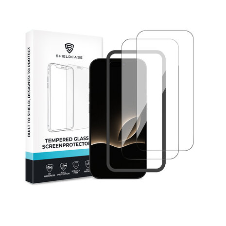ShieldCase® ShieldCase iPhone Air Tempered Glass Basic screenprotector (2-Pack) ShieldCase® ShieldCase iPhone Air Tempered Glass Basic screenprotector (2-Pack)