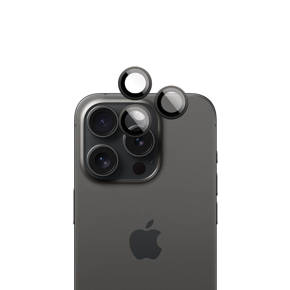 Coverzs Coverzs iPhone 15 Pro & 15 Pro Max Tempered Glass camera lens protectie Coverzs Coverzs iPhone 15 Pro & 15 Pro Max Tempered Glass camera lens protectie