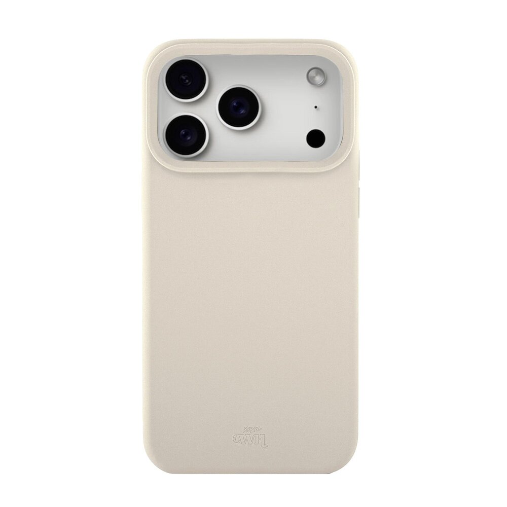 xoxo Wildhearts xoxo Wildhearts Shockproof silicone case - Beige - iPhone 17 Pro