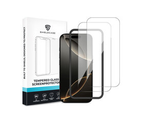 ShieldCase® iPhone 16 Pro Tempered Glass Basic screenprotector (2-Pack) ShieldCase® iPhone 16 Pro Tempered Glass Basic screenprotector (2-Pack)