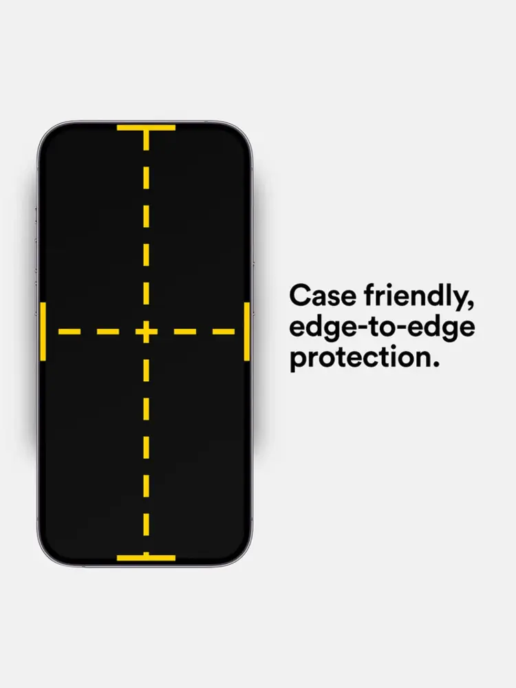 BodyGuardz BodyGuardz iPhone 17 Pro Max Pure3 matte screenprotector met zwarte rand BodyGuardz BodyGuardz iPhone 17 Pro Max Pure3 matte screenprotector met zwarte rand