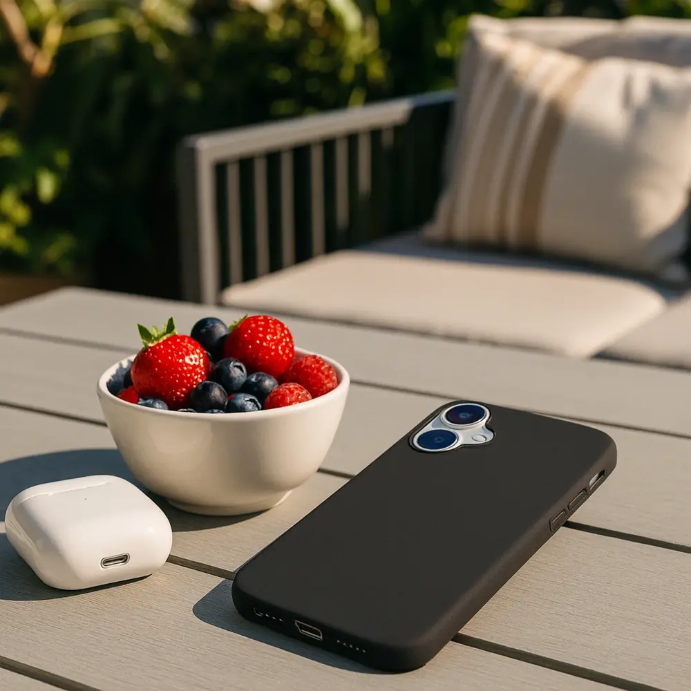 Ceezs Ceezs iPhone 17 hoesje siliconen (zwart)