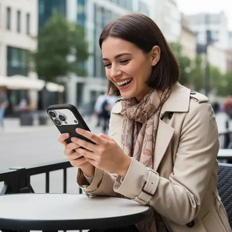 Ceezs Ceezs iPhone 17 Pro hoesje siliconen (zwart)